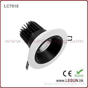Sharp COB cut hole 125mm 15W led downlight for hotel LC7918